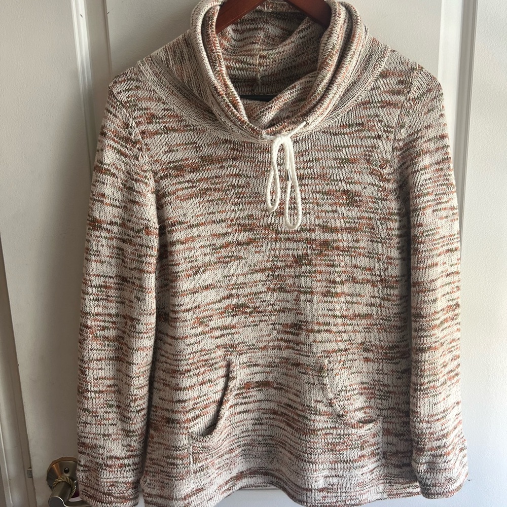 Preswick & Moore Multitone L/S Cowl Neck Sweater